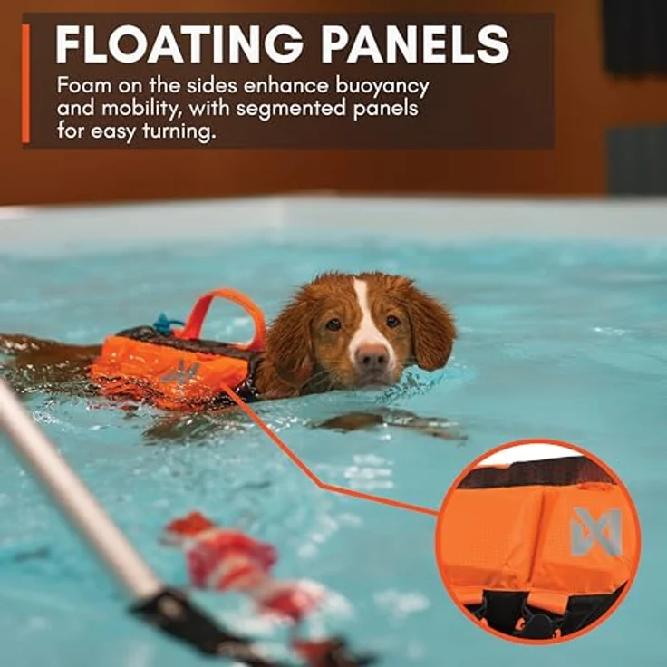 Non-stop dogwear Protector Life Jacket 1732, Schwimmweste mit SAFE-T Wickelsystem und SAFE-R Auftriebskonstruktion, Größe 3 – Bild 3