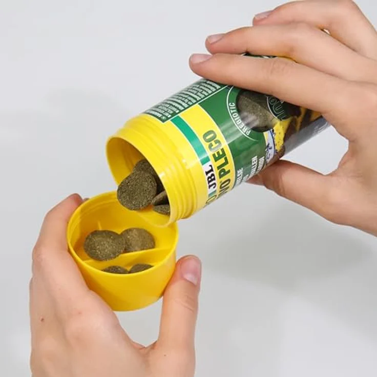 JBL PRONOVO PLECO WAFER, Fischfutter für große Saugwelse, XL, 250ml, naturbelassene Rohstoffe, hohe Akzeptanz – Bild 8