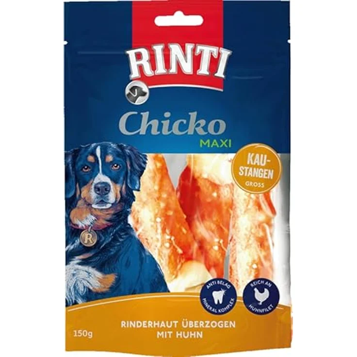 Rinti RINTI Chicko's MAXI Kaustangen mit Huhn, Zahnpflege-Snack für Hunde, 150 g – Bild 2