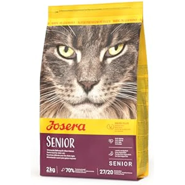 JOSERA Senior Trockenfutter für ältere Katzen, 2 kg, geflügel & reis, leicht verdaulich, getreidefrei, für Katzen mit Niereninsuffizienz – Bild 1