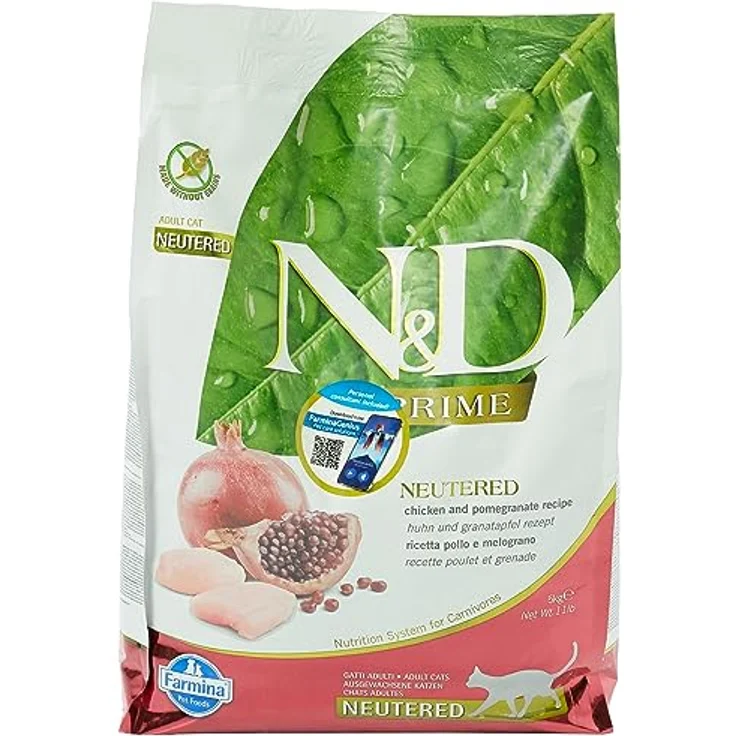 Farmina N&D ndgr. ainfree Kastratenhuhn und Melograno, 5 kg Katzen-Trockenfutter – Bild 1