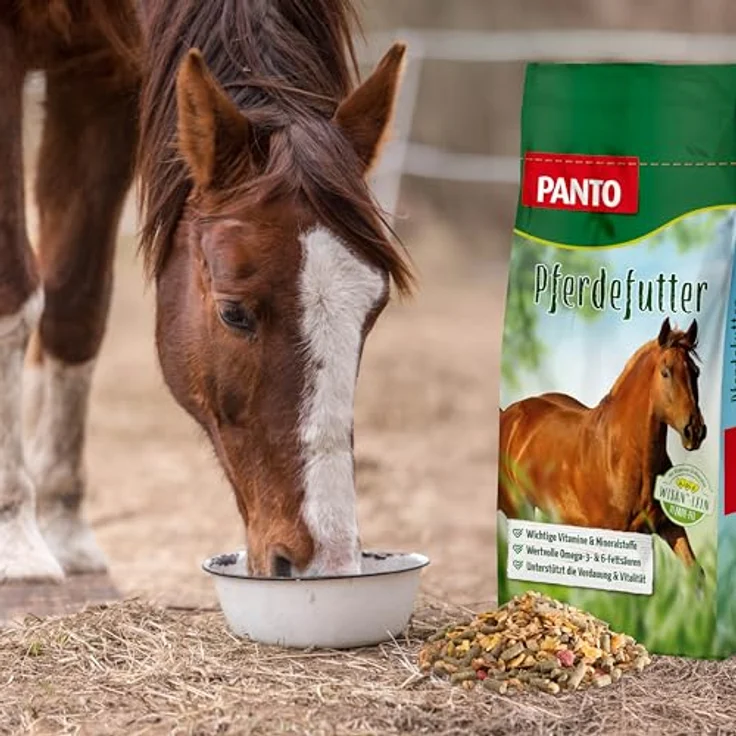 PANTO Seniormüsli mit Wisan-Lein 20 kg – verdauungsförderndes Kraftfutter mit Omega-3 Fettsäuren für ältere Pferde – Bild 3