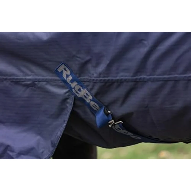 Covalliero Winterdecke RugBe IceProtect 200g, Pferdedecke mit perfekter Passform, Dark Navy, 145 cm – Bild 4
