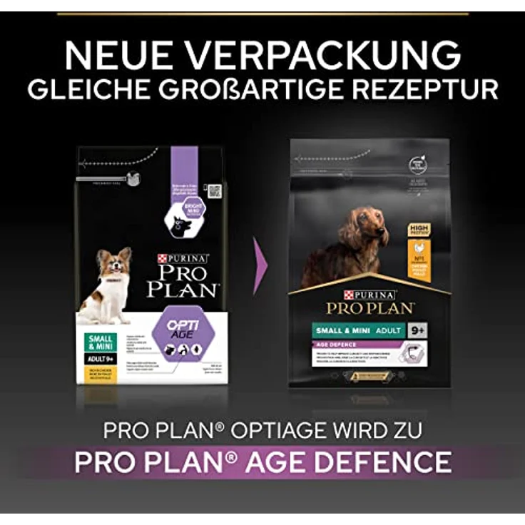 Pro Plan Small und Mini Adult Age Defence 9+, Trockenfutter für ältere Hunde, reich an Huhn, 3 kg – Bild 2