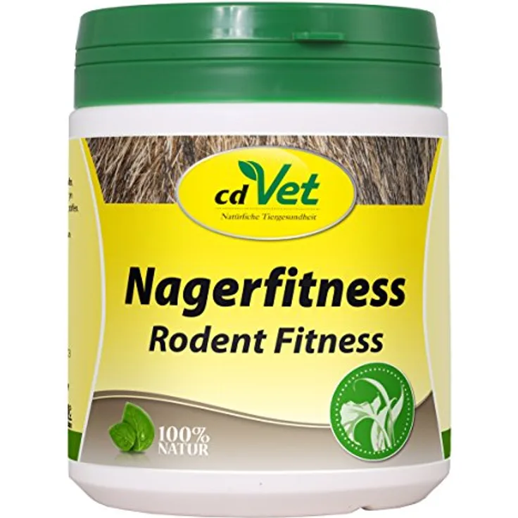 cdVet Nagerfitness Kräutermischung 100g, Ergänzungsfuttermittel für Nager, Reich an Spurenelementen & Vitaminen