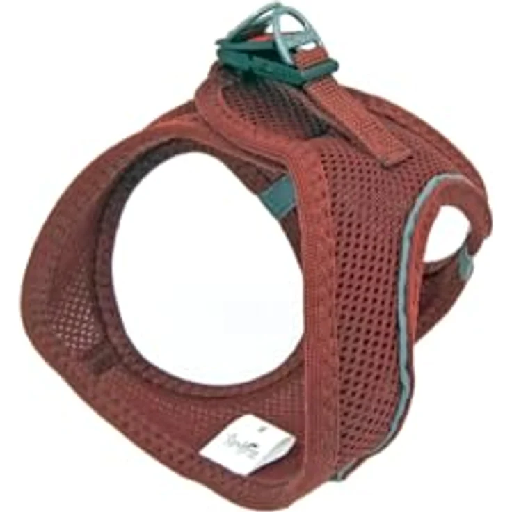 Tailpetz Air-Mesh Brustgeschirr für kleine und mittelgroße Katzen und Hunde – Weich, Atmungsaktiv, Strapazierfähig, Bordeaux, M (Brustumfang 53–59cm) – Bild 2