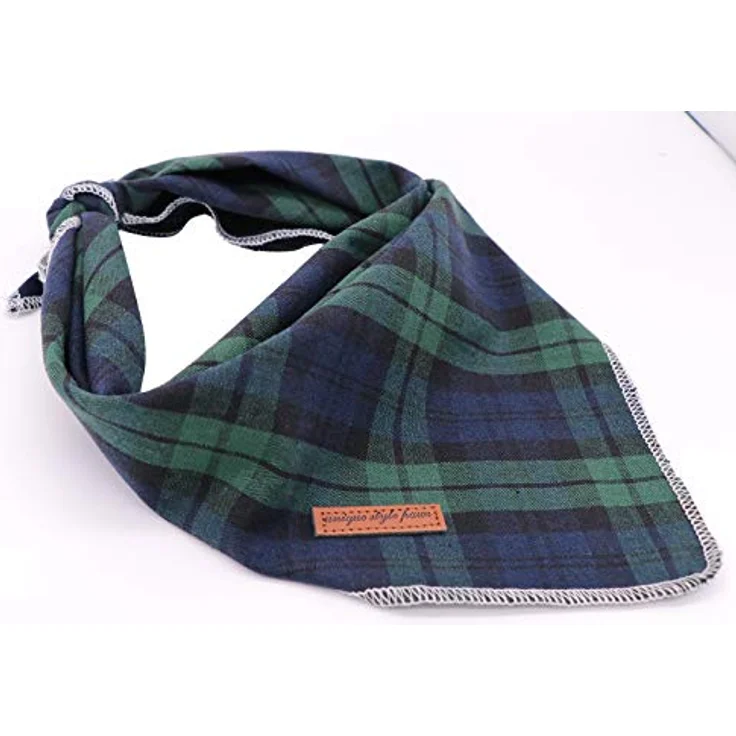 Unique style paws Hundeschal, Waschbares Halsdreieck aus Baumwolle für kleine bis große Hunde und Katzen, Größe Klein bis Groß, 58cm-76.2cm Halsumfang – Bild 2
