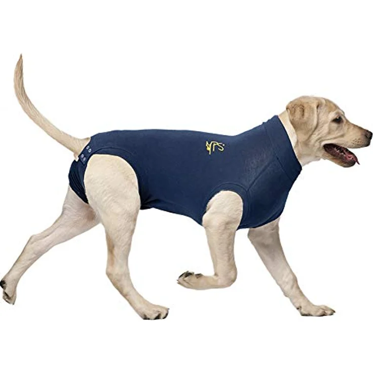 MPS Medical Pet Shirt, Hund, blauer Ganzkörper-Body für extra große Hunde, Wundschutz und atmungsaktives Gewebe – Bild 2