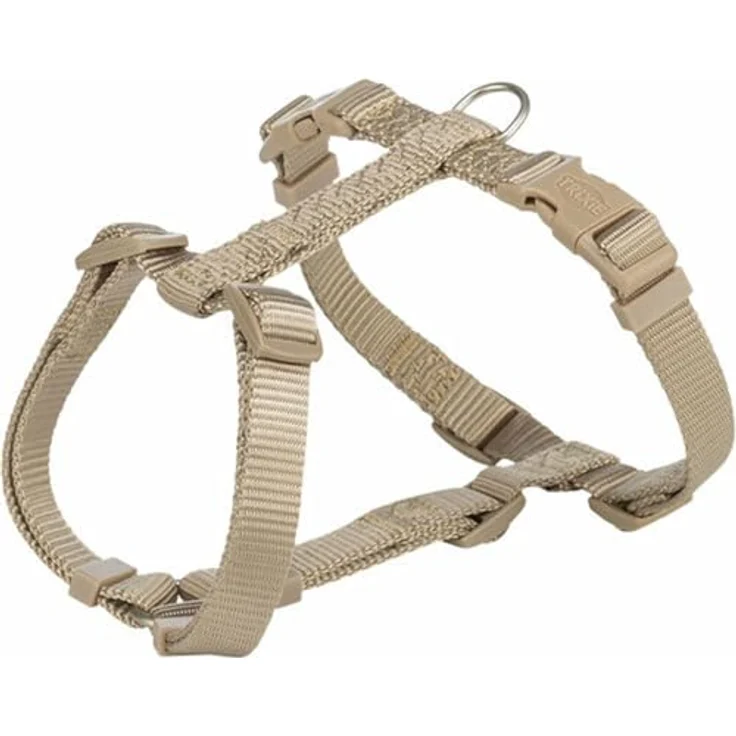 Trixie Premium Geschirr, Hundegeschirr S-M, verstellbar 42-60 cm, 15 mm, Sandfarben – Bild 2