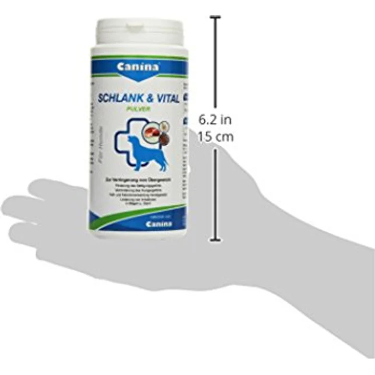 Canina Schlank und Vital, Vitamine für Hunde zur Gewichtsreduktion, 1 x 0.25 kg – Bild 2