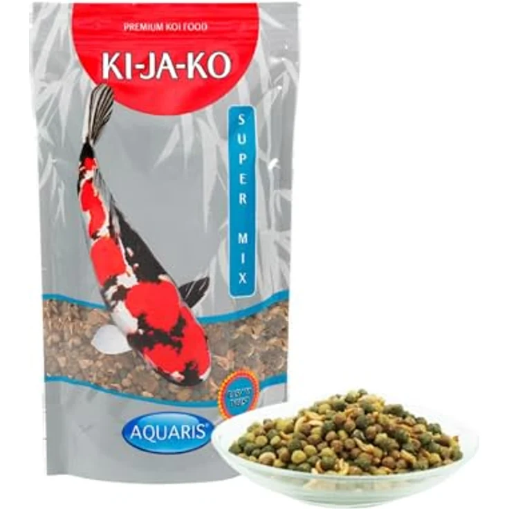 KI-JA-KO Super Mix Wellness-Koifutter, Premiumqualität 3kg, 6mm, mit Carotinoiden und Vitamin E, für starkes Immunsystem und optimale Vitalität, reich an Prä- und Probiotika – Bild 3