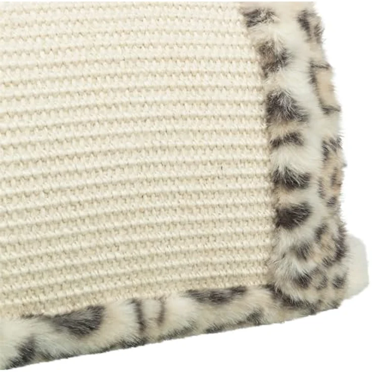 Trixie Kratzbrücke Leo, Jute 25 cm, Kratzstamm für Katzen mit Sisal- und Plüschüberzug, katzengerechte Beschäftigung – Bild 3