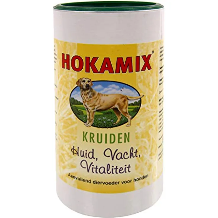 GRAU HOKAMIX30 Classic Pulver, Kräutermischung für Hunde mit 30 vitalen Kräutern, 800 g, Ergänzungsfuttermittel zur Unterstützung von Haut, Fell und Stoffwechsel