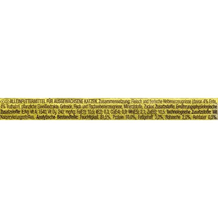 GOURMET Gold Feine Komposition mit Ente und Truthahn, 12x85g, proteinreiches Katzen-Nassfutter mit hohem Fleischanteil – Bild 6