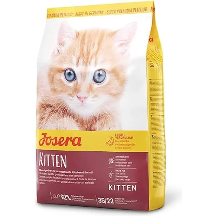 JOSERA Kitten Trockenfutter, 3 x 400 g für wachsende Katzen, glutenfrei und leicht verdaulich, Super Premium Qualität – Bild 2