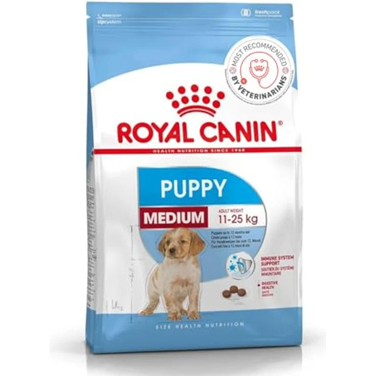Royal Canin Medium Junior, Hunde-Trockenfutter für Welpen, 1 kg Packung – Bild 1