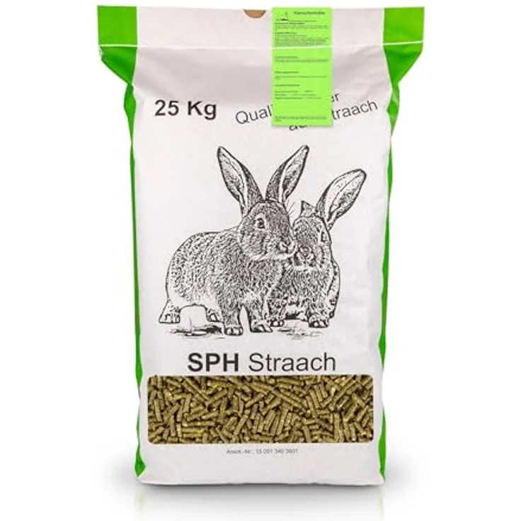 SPH Futter für Kaninchen und Nager, 25kg Sack, universelles Alleinfuttermittel ohne Gentechnik, Made in Germany – Bild 1