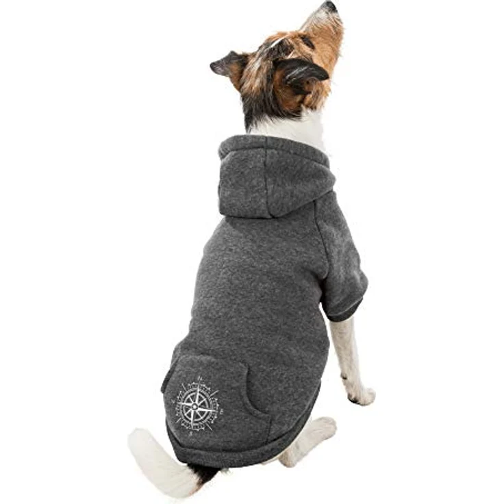 TRIXIE Hundepullover Hundepulli BE NORDIC Hoodie Flensburg, grau – Bild 9