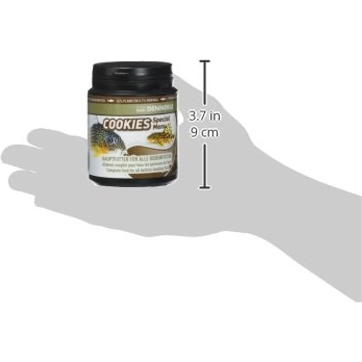 Dennerle Cookies Special Menu 200 ml, biologisch ausgewogenes Futter für Bodenfische mit natürlichem Farb-Booster – Bild 3