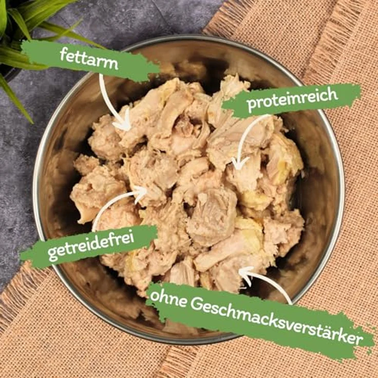 Lyra Pet Luna's 100% Huhn und Pute, Hunde Nassfutter 6x400g, natürlich, glutenfrei, ohne Zusatzstoffe, reich an Proteinen & Mineralien – Bild 2