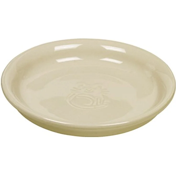 Nobby Katzen Keramik Milchschale beige Ø 14 x 2 cm 100 ml – Bild 2