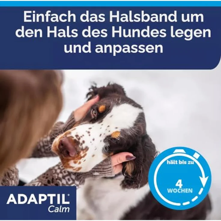 ADAPTIL Calm Beruhigendes Halsband für Hunde M/L, Pheromone zur Stressbewältigung für mittelgroße und große Hunde, ideal für Reisen und Tierarztbesuche – Bild 2