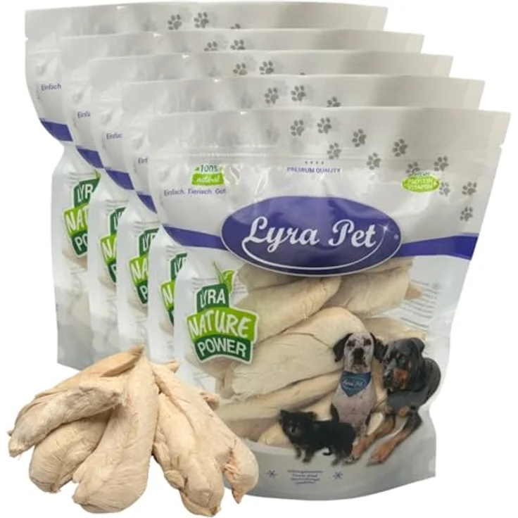 Lyra Pet® 1 kg Hühnerbrust gefriergetrocknet, Hundeleckerli für Welpen & Senioren, proteinreicher & fettarmer Trainingssnack, wiederverschließbarer Zip-Beutel – Bild 1
