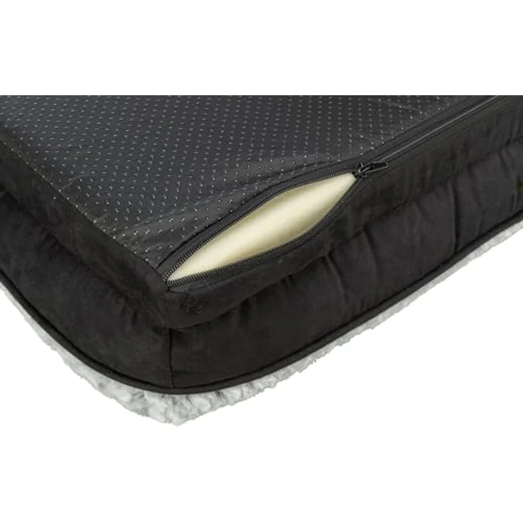 TRIXIE vital Lino Hundekorb eckig, Schwarz/Grau – Bild 7