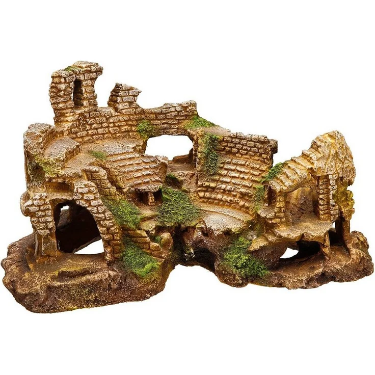 Nobby Aquariendeko Kolosseum, detailgetreue Dekoration aus ungiftigem Polyresin für Süß- und Meerwasseraquarien