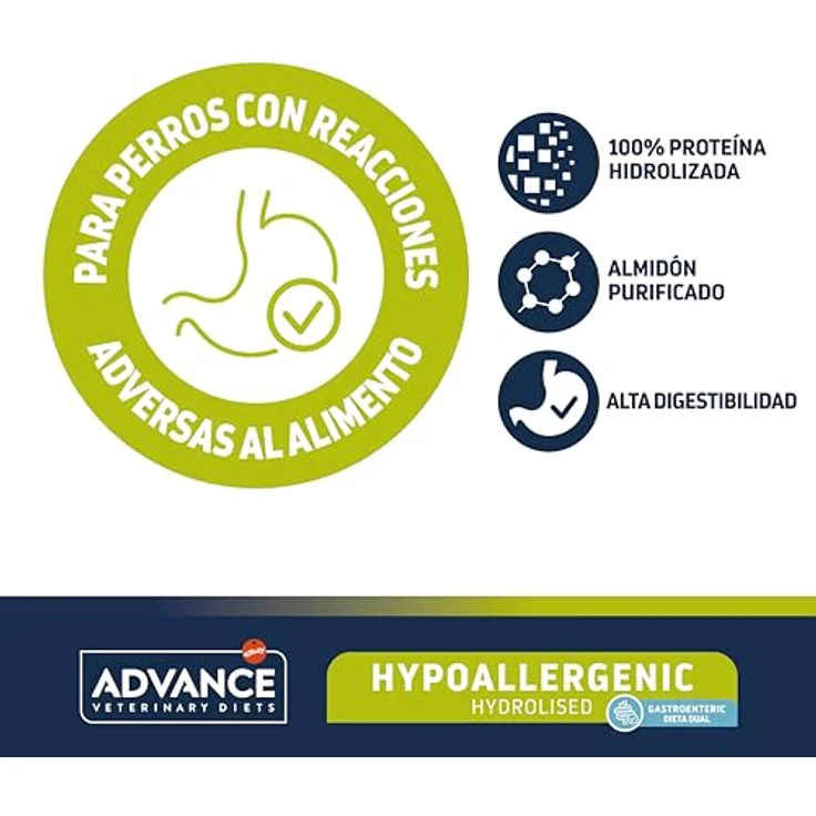 affinity ADVANCE VETERINARY DIETS Hypo Allergenic Trockenfutter für Hunde, 1 x 10 kg, mit hydrolysiertem Sojaprotein und hoher Verdaulichkeit – Bild 4