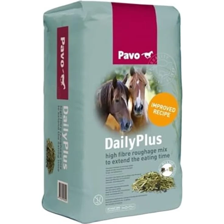 Pavo Daily Plus, Pferdefutter 12 kg für leistungsstarke Pferde mit ausgewogener Nährstoffzusammensetzung – Bild 2
