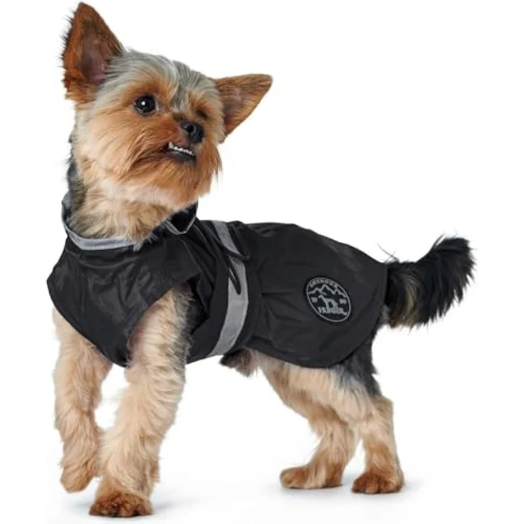 Hunter Hunde-Regenmantel Uppsala Rain schwarz 35 cm – Bild 7