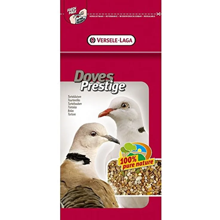 Versele Laga Prestige Tortelduivenvoer, hochwertiges Vogelfutter für Täubchen, 1 KG