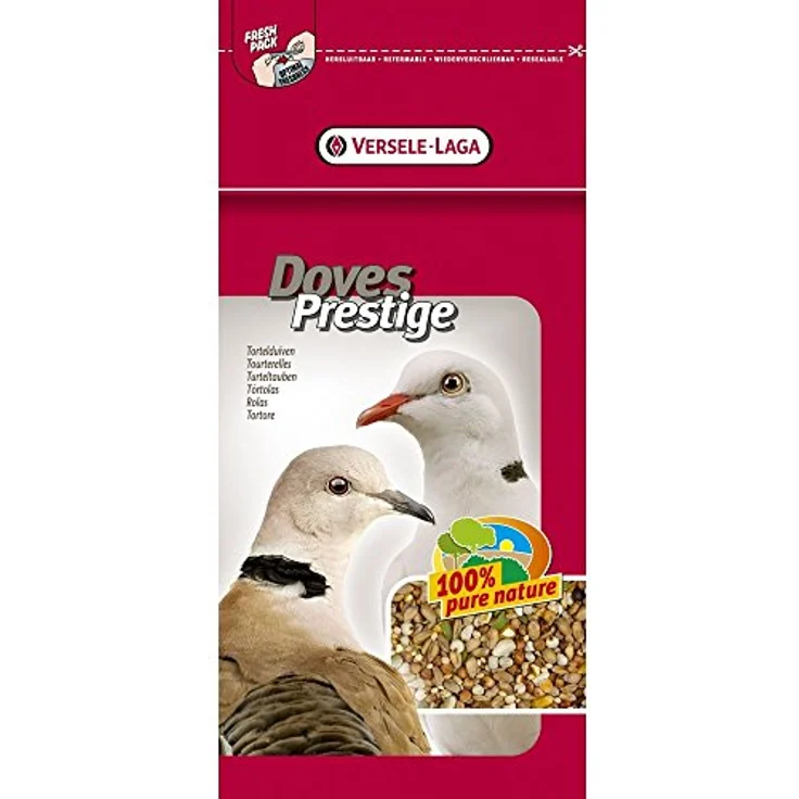 Versele Laga Prestige Tortelduivenvoer, hochwertiges Vogelfutter für Täubchen, 1 KG