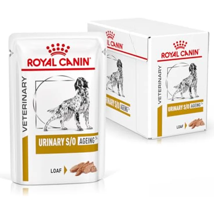 Royal Canin Veterinary Urinary S/O Ageing 7+, Hundefutter für gesunde Harngesundheit, 12x85g – Bild 3