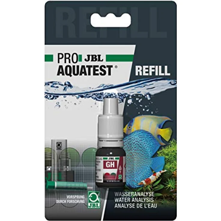 JBL ProAquaTest GH Gesamthärte Nachfüller, Wassertest-Reagens für Süßwasser-Aquarien und Teiche, 1 Stück – Bild 2
