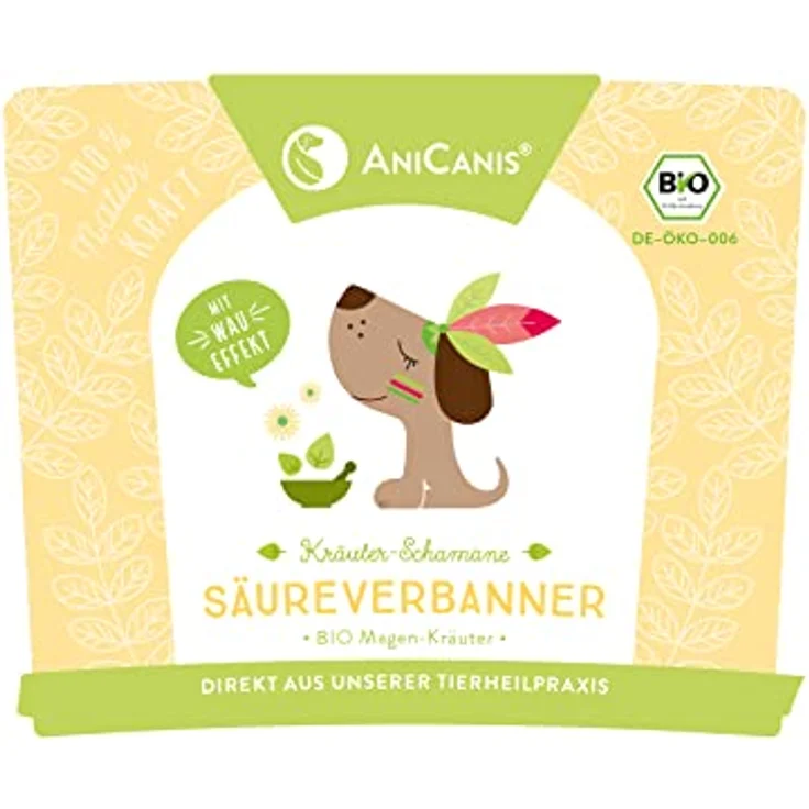 AniCanis Bio Kräutermix Säureverbanner für Hunde, Magenkräuter zur Unterstützung bei Übersäuerung und Sodbrennen, 100g – Bild 3