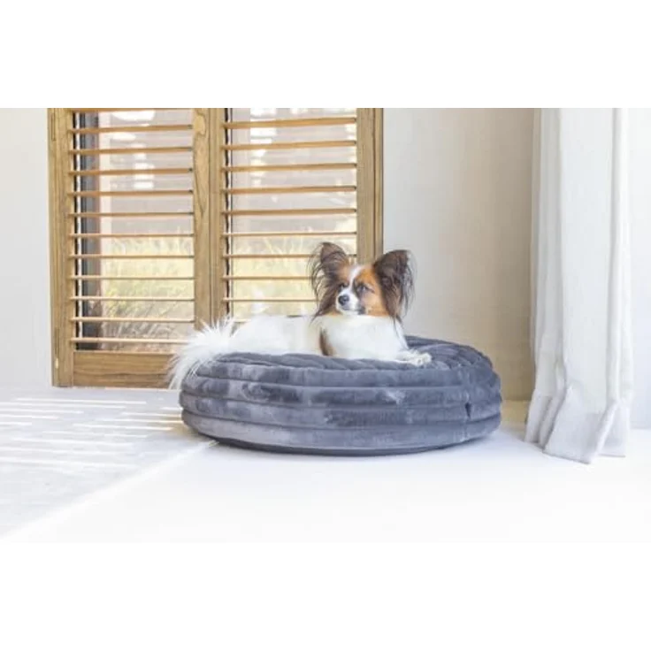 Designed By Lotte Hundekissen Reza rund anthrazit - Stilvoller Komfort – Bild 7