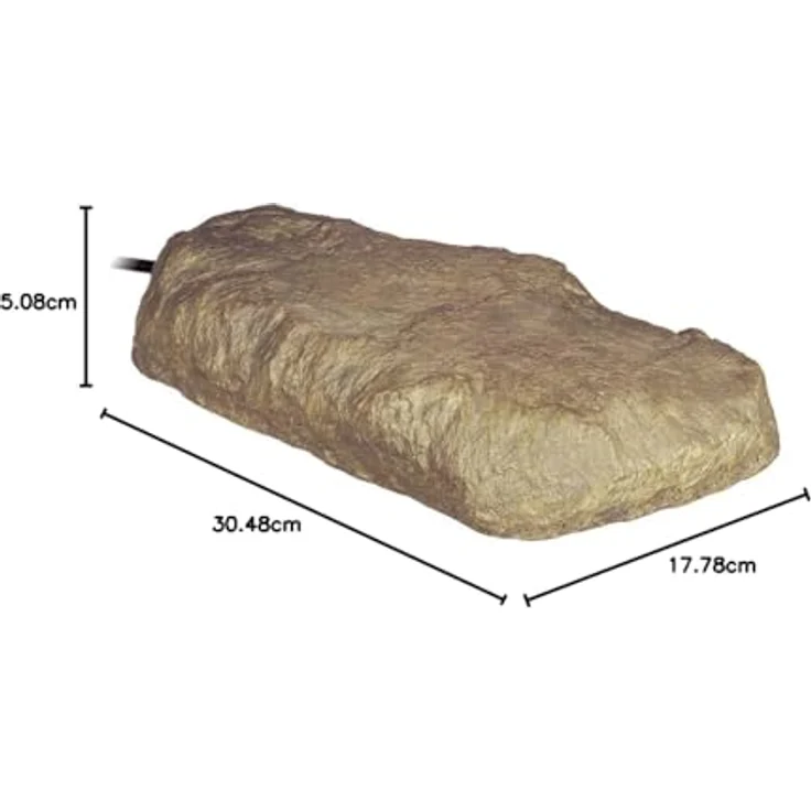 Exo Terra Heat Wave Rock, elektrischer Heizfels für Reptilien, klein, 15W mit LED Betriebsanzeigen – Bild 5