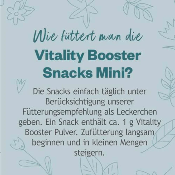 GRAU Hokamix Vitality Booster Snack Mini, Ergänzungsfuttermittel für Hunde, 150g, mit 30 natürlichen Kräutern, ideal für Training und tägliche Belohnung – Bild 5