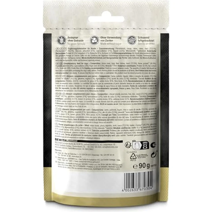 Belcando Bits Horse, 90 g Hundesnack mit extra viel Pferdefleisch, ohne Getreide und Zucker, luftgetrocknet – Bild 3