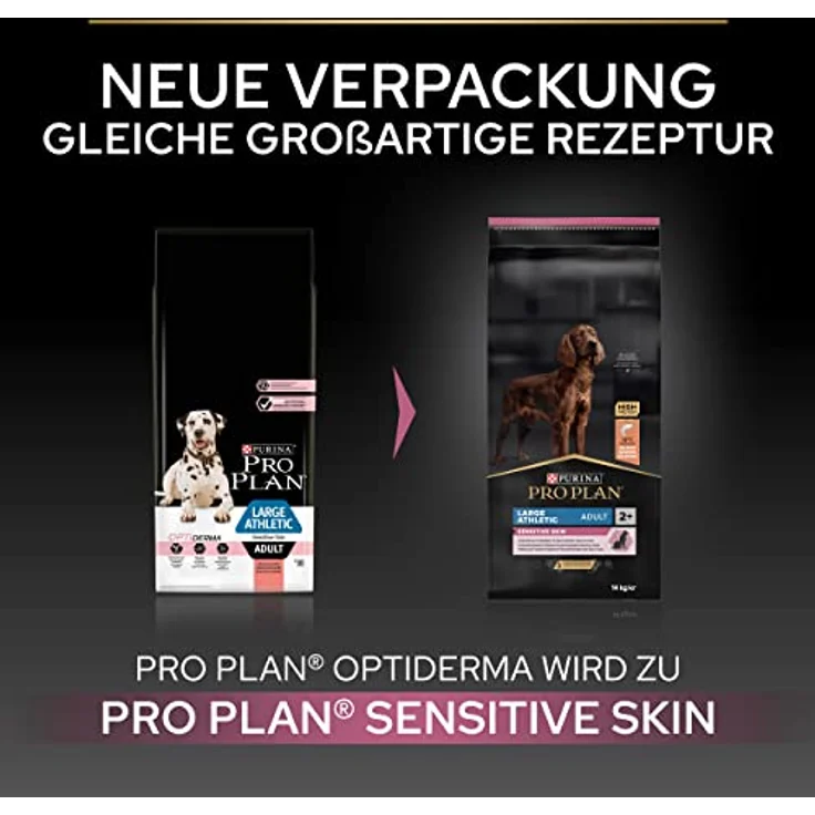 Pro Plan PRO PLAN Large Athletic Adult Hundefutter, weizenfrei für empfindliche Haut, 14 kg – Bild 2