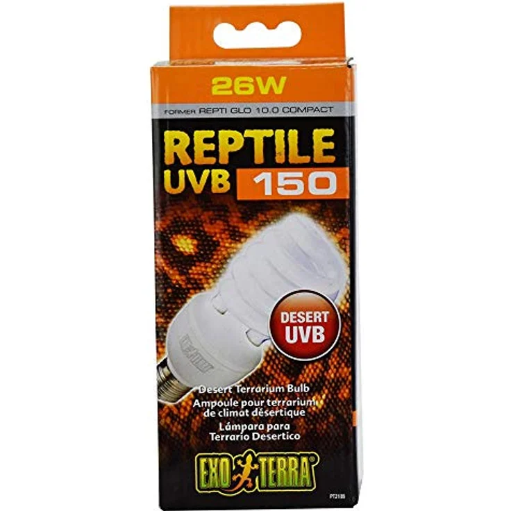 Exo Terra Reptile 10.0 Wüstenlampe E27, 25 W UVB-Strahlung für Terrarien mit hohem Vitamin-D3-Nutzen – Bild 4