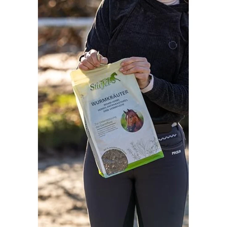 Stiefel Wurmkräuter für Pferde, 100% naturbelassene Kräutermischung zur Unterstützung der Darmflora, ohne künstliche Zusatzstoffe, 1kg – Bild 4