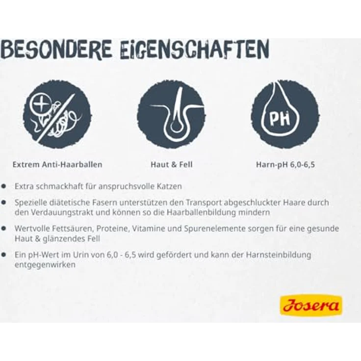 Josera Catelux, Katzen-Trockenfutter im Sparpaket 2 x 2 kg, ideal für Langhaarkatzen mit Anti-Haarball-Rezeptur – Bild 2