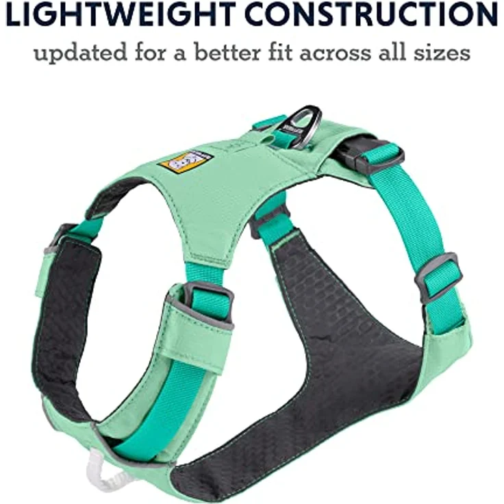 Ruffwear Hi & Light Hundegeschirr, leichtgewichtiges Design, reflektierender Absatz, XXXS, blau – Bild 4
