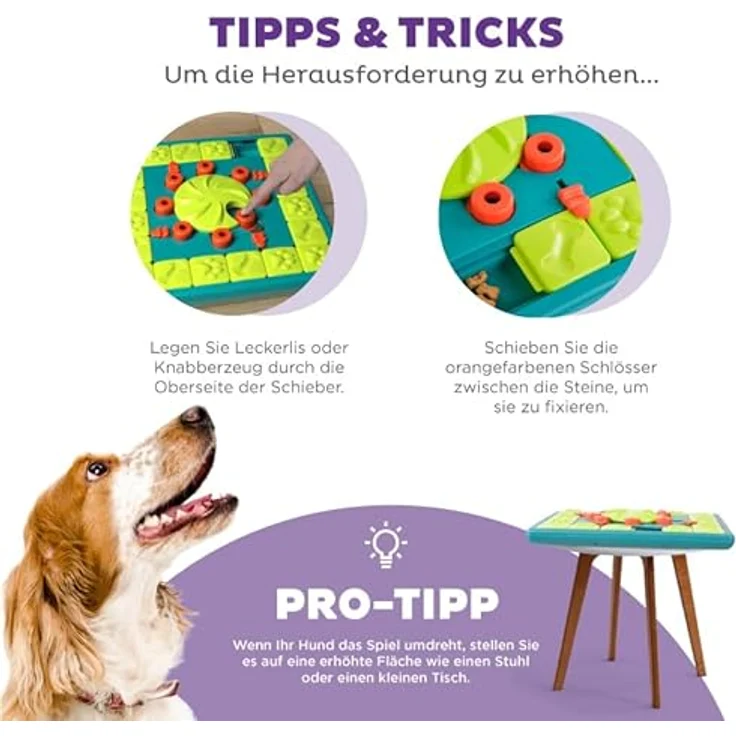 Nina Ottosson Multipuzzle (Lern- & Intelligenzspielzeug), Hundespielzeug – Bild 4