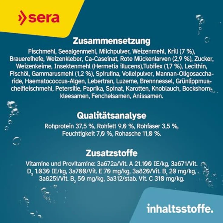 sera O-Nip Stickies 100 ml (62 g), haftende Leckerbissen-Tabs für Zierfische mit Mückenlarven, Tubifex & 7% Krill, nährstoffreich und ideal zur Fütterungsbeobachtung am Aquarium – Bild 5