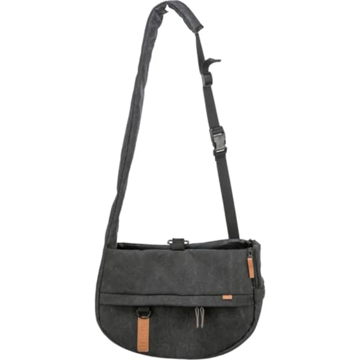 TRIXIE be Nordic Hundetasche Ingrid, transportable Tragetasche für Hunde, schwarz – Bild 5
