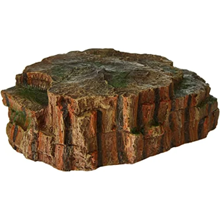 Trixie 76211 Reptilienhöhle, Terrarien-Dekoration aus Polyesterharz, natürliche Optik, 24 × 8 × 17 cm, beige – Bild 2